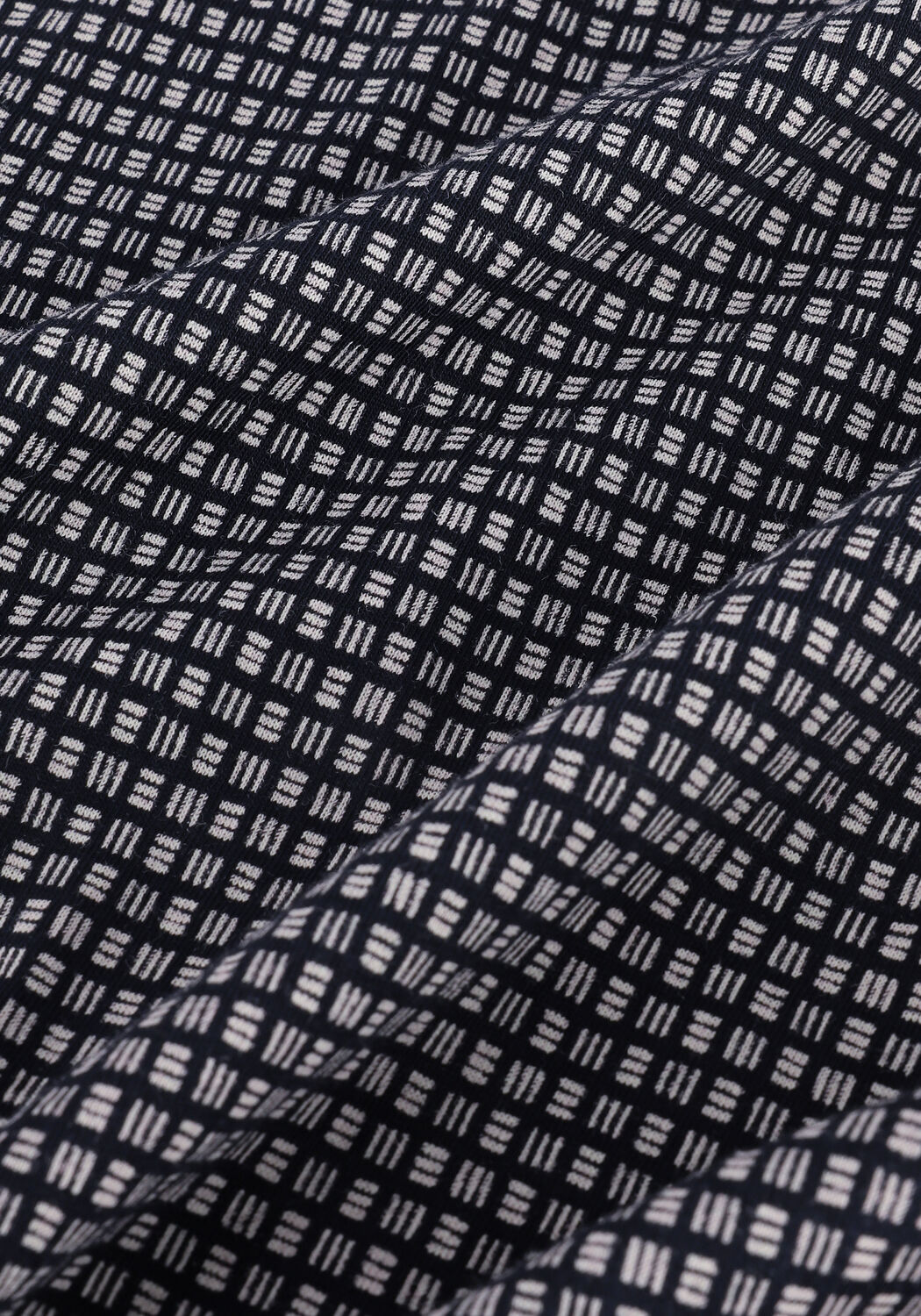 Donkerblauwe BOSS T-shirt TEOMETRIC - large