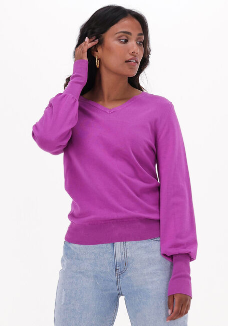 Paarse YDENCE Trui KNITTED TOP MAYA - large