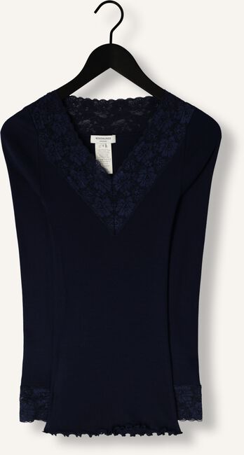 Donkerblauwe ROSEMUNDE Top BERNADINE ORGANIC T-SHIRT LACE Donkerblauwe ROSEMUNDE Top BERNADINE ORGANIC T-SHIRT LACE - large