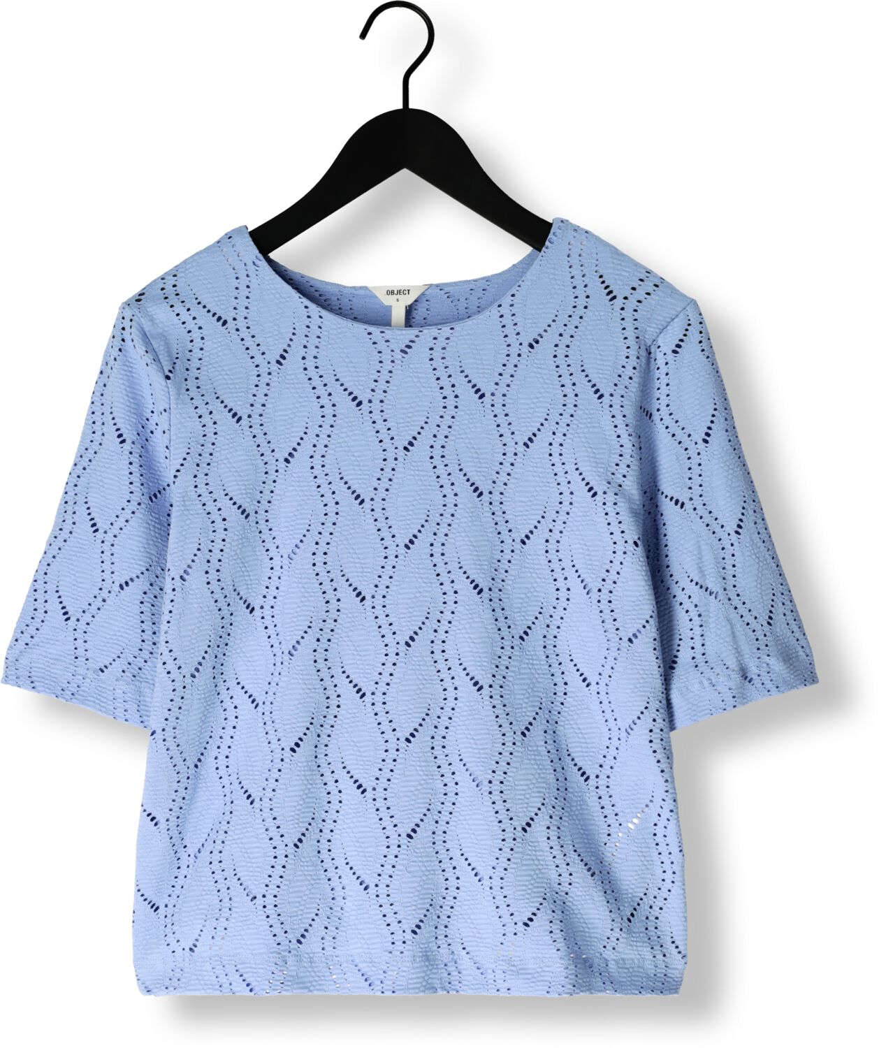 OBJECT Dames Tops & T-shirts Objava 2 4 Lo O-neck Top Lichtblauw