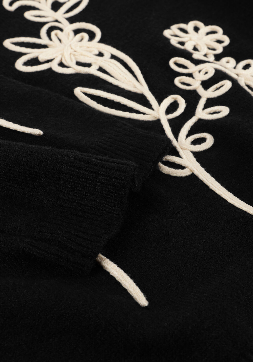 Zwarte OBJECT Trui OBJLANEY RUBIN LS PULLOVER NOOS - large