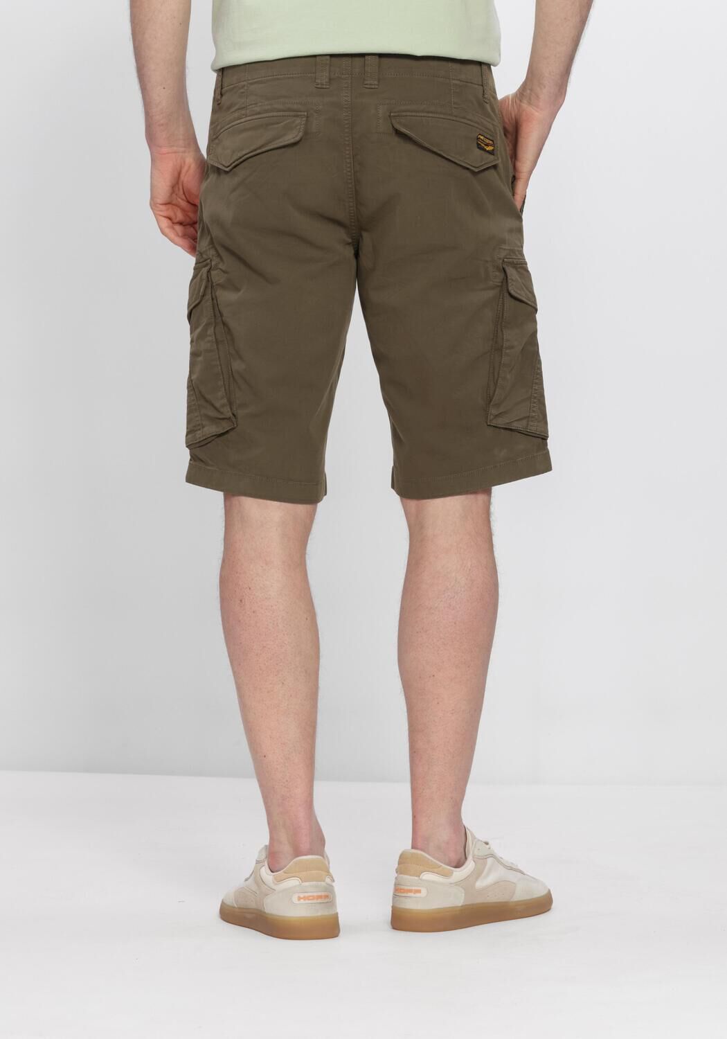 Olijf PME LEGEND Korte broek NORDROP CARGO SHORTS STRETCH TWILL - large