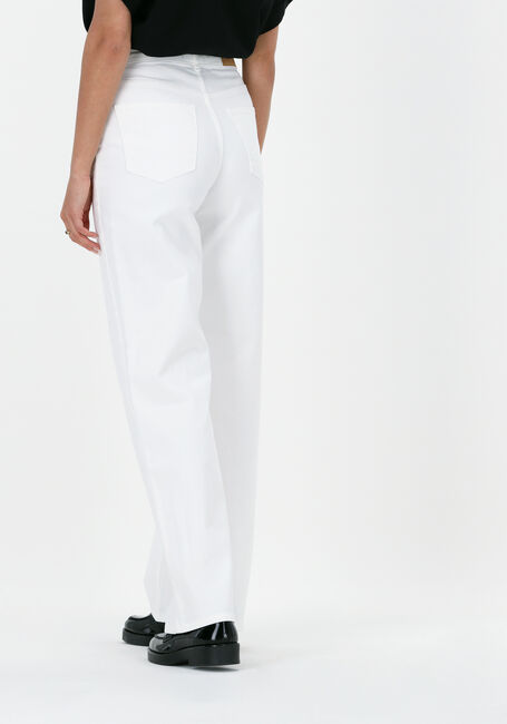 Witte SELECTED FEMME Wide jeans SLFALICE HW LONG WIDE SNOW - large