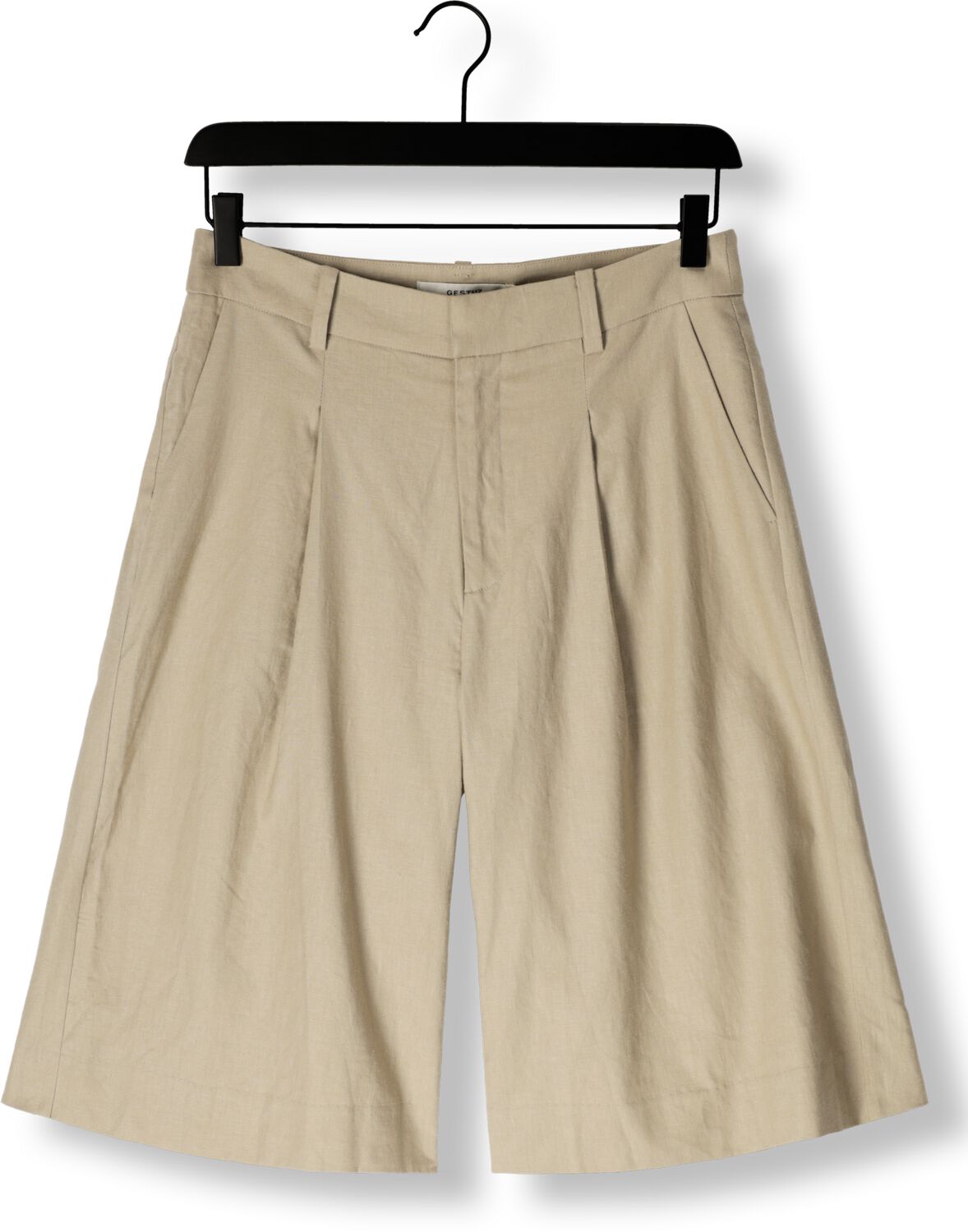 GESTUZ Dames Broeken Gzizza Linen Mw Short Groen