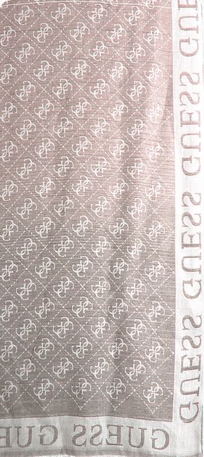 Bruine GUESS Sjaal CATHLEEN JACQUARD SCARF - large