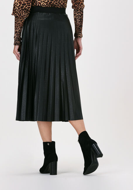 Zwarte JANSEN AMSTERDAM Midirok SKIRT PLISSE - large