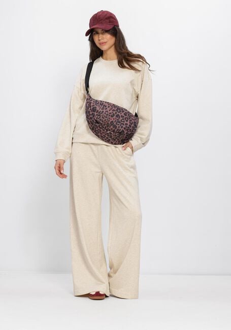 Ecru MSCH COPENHAGEN Wijde broek MSCHTAIA BRIENA SWEAT PANTS - large