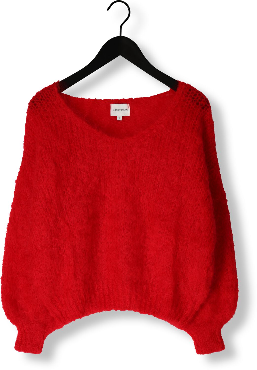 AMERICAN DREAMS Dames Truien & Vesten Milana Ls Mohair Knit Rood