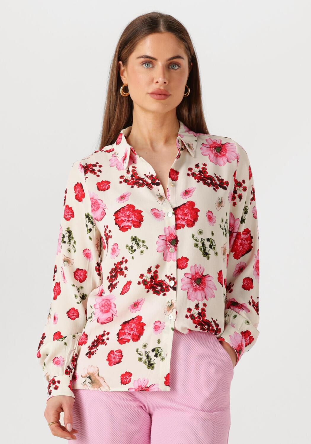 POM AMSTERDAM Dames Blouses Mila Bouquet Multi