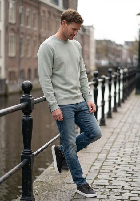 Blauwe CAST IRON Slim fit jeans VALVER REGULAR - large