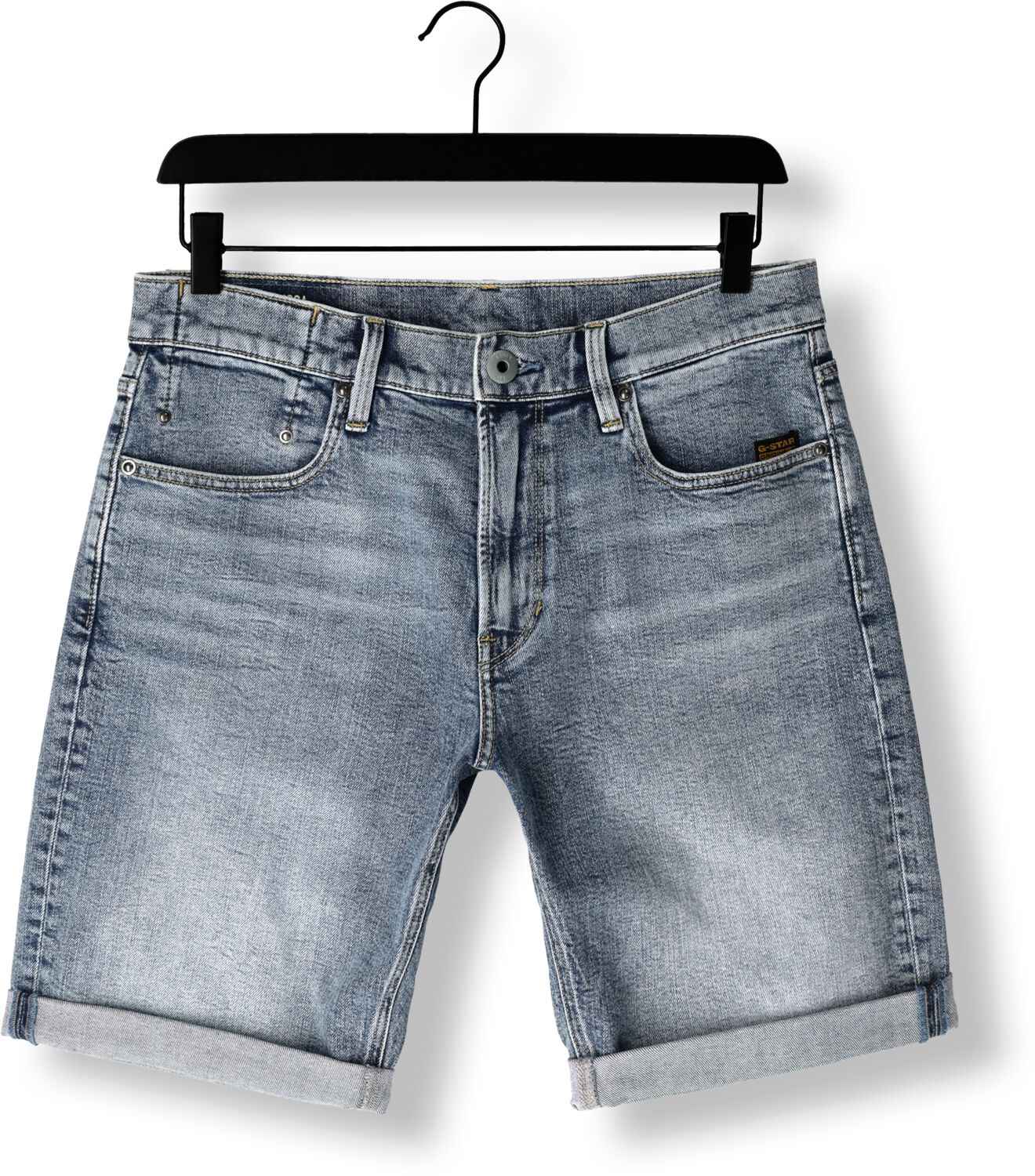 G-STAR RAW Heren Jeans Mosa Short Blauw