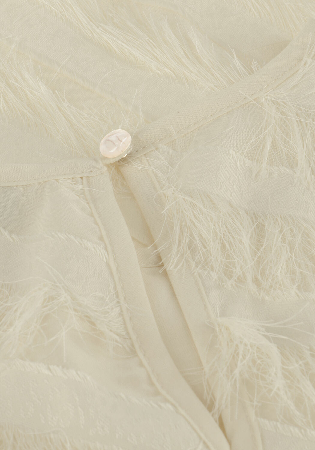Creme LIKE FLO Blouses ELLA FLO FRINGES BLOUSE - large