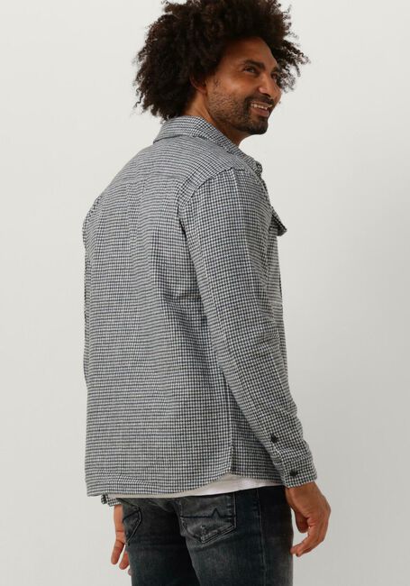Grijze PUREWHITE Overshirt HERITAGE PATTERN OVERSHIRT WITH TWO CHEST POCKETS - large