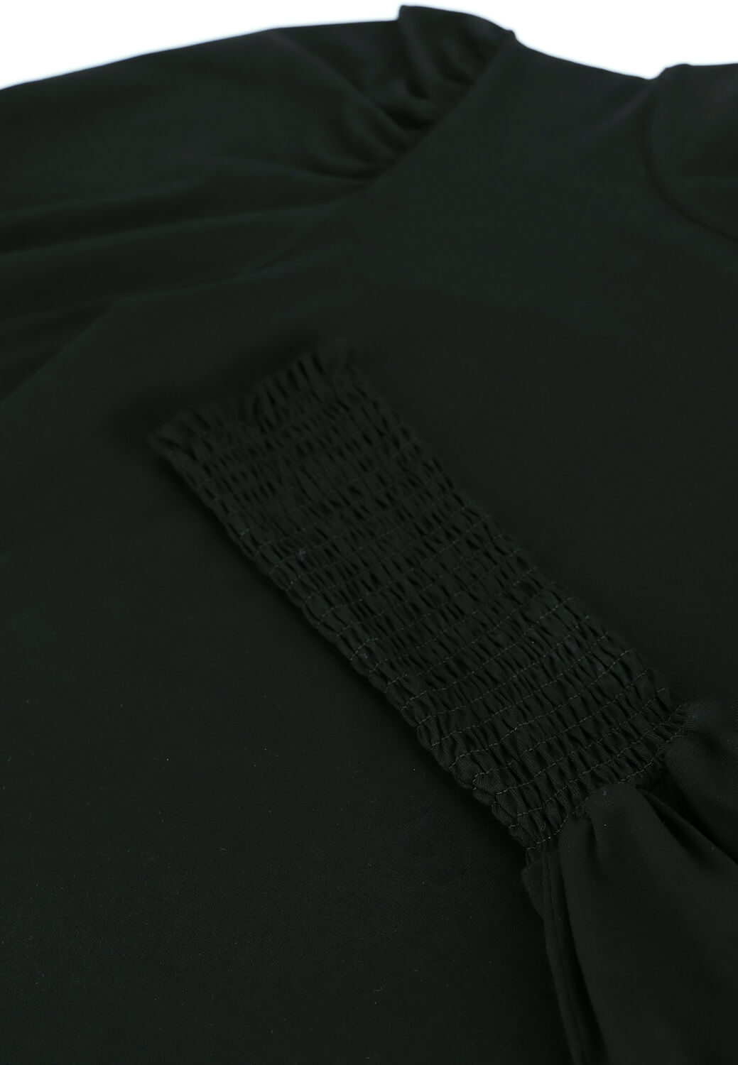 Zwarte JANSEN AMSTERDAM Top TOP SLEEVE SMOCK - large