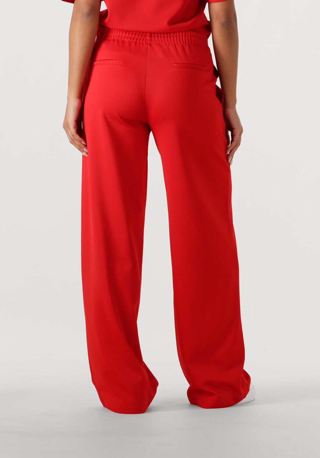 POM AMSTERDAM Dames Broeken Scarlet Red Rood