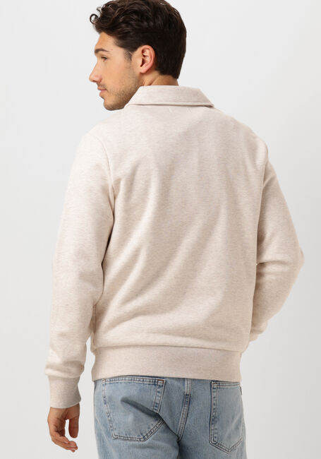 Gebroken wit FRED PERRY Trui HALFZIP FLEECE BACK SWEATSHIRT - large
