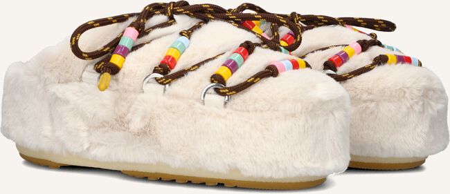 Witte MOON BOOT Instappers MULE FAUX FUR BEADS Witte MOON BOOT Instappers MULE FAUX FUR BEADS - large