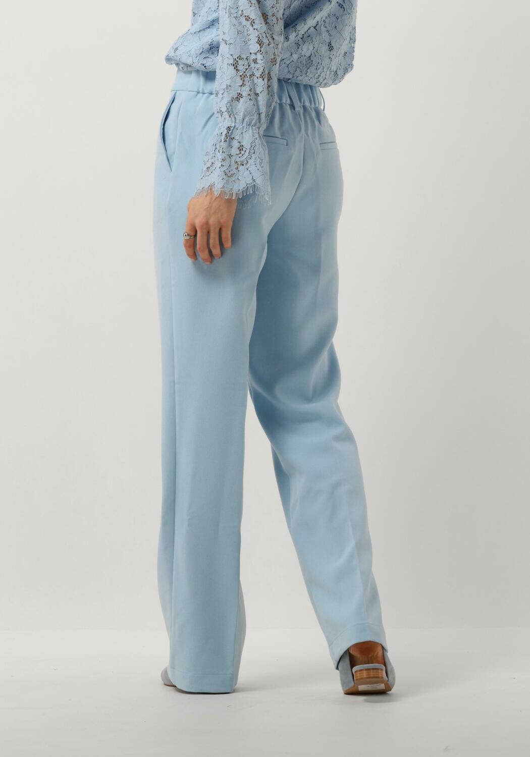 Y.A.S. Dames Broeken Yaslikka Hw Pants S. Lichtblauw