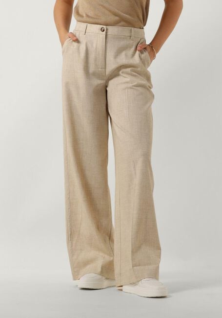 Ecru SIMPLE Pantalon WV-PL-MEL-24-1 - large