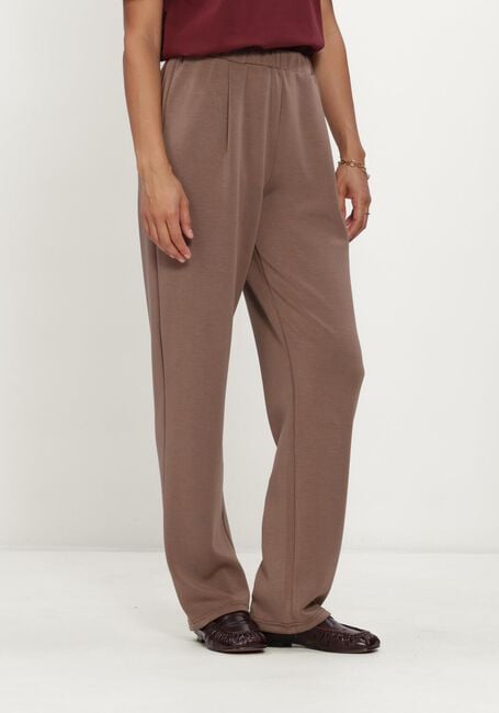 Taupe SELECTED WOMEN Wijde broek SLFTENNY HW PANT - large