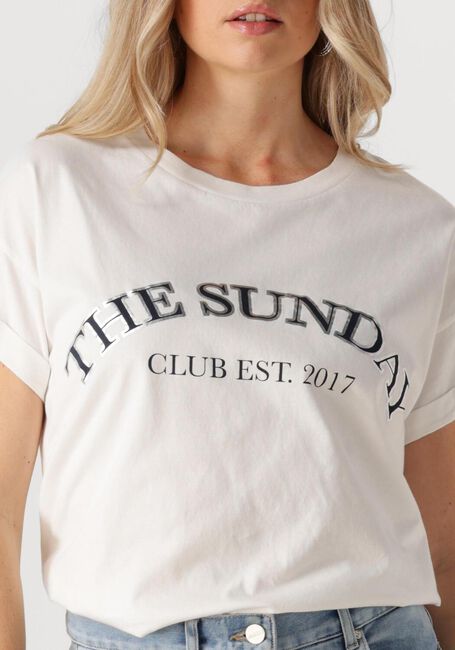 Witte NUKUS T-shirt MEIKE SHIRT THE SUNDAY - large