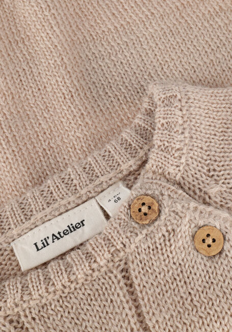 Beige LIL' ATELIER Trui NBMLEROGER LS KNIT - large