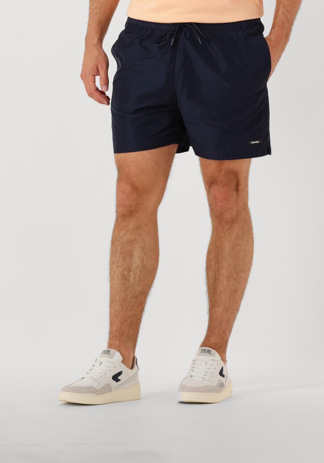 CALVIN KLEIN Heren Zwembroeken Medium Drawstring Donkerblauw