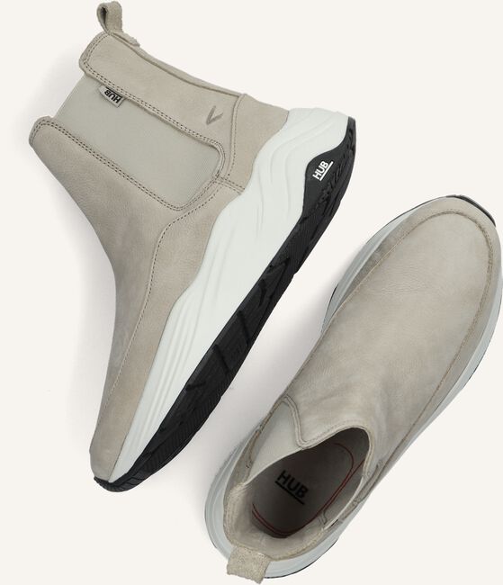Taupe HUB Chelsea boots FLOW Taupe HUB Chelsea boots FLOW - large