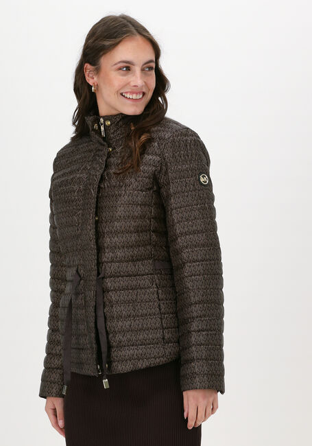 Bruine MICHAEL KORS Gewatteerde jas ECO MK DOT PCKBL PUFFER - large