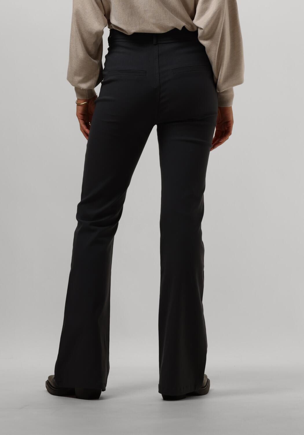 MINUS Dames Broeken Carma Flared Pant Grijs