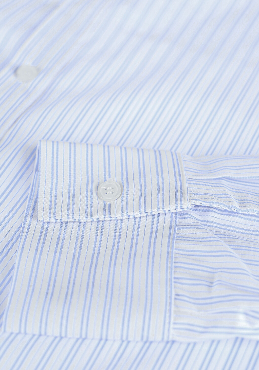 Blauwe NEO NOIR Blouses MARGIT DOUBLE STRIPE SHIRT - large