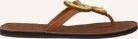 Cognac OMODA KUBUNI Teenslippers SLIPPER FLOWER - medium