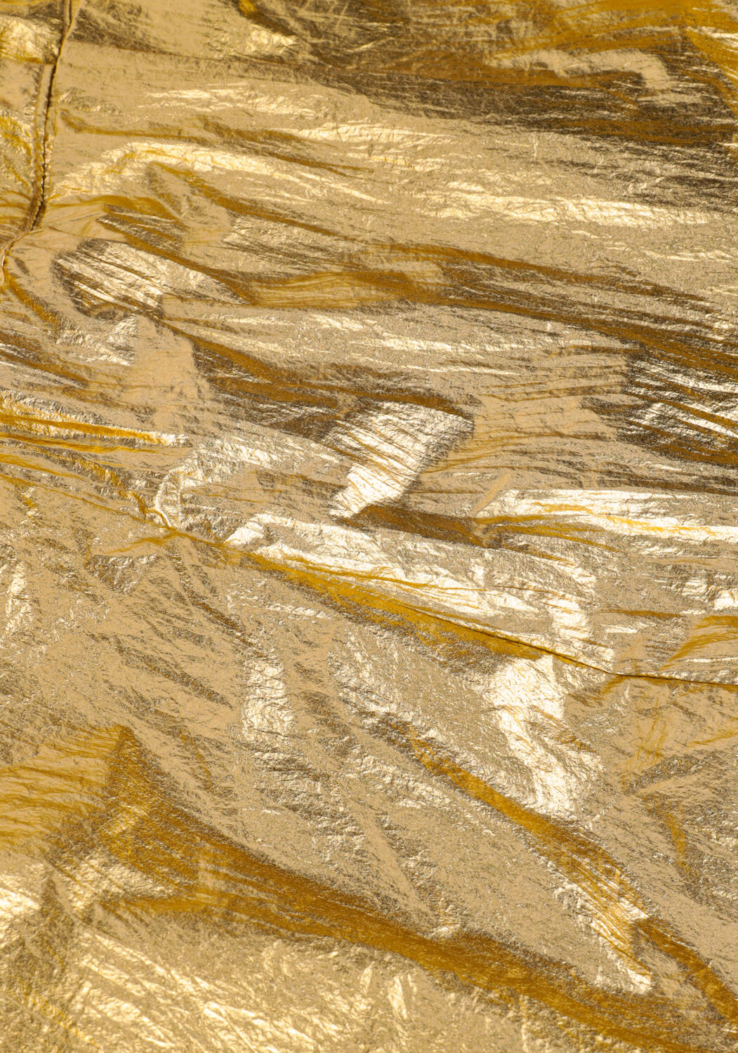 Gouden CO'COUTURE Pantalon TRICE METAL TECH PANT - large