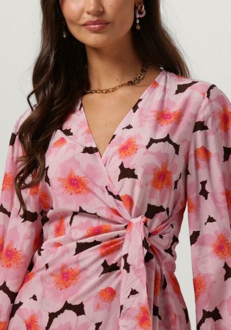 Roze CATWALK JUNKIE Maxi jurk DR PEONY WRAP - large