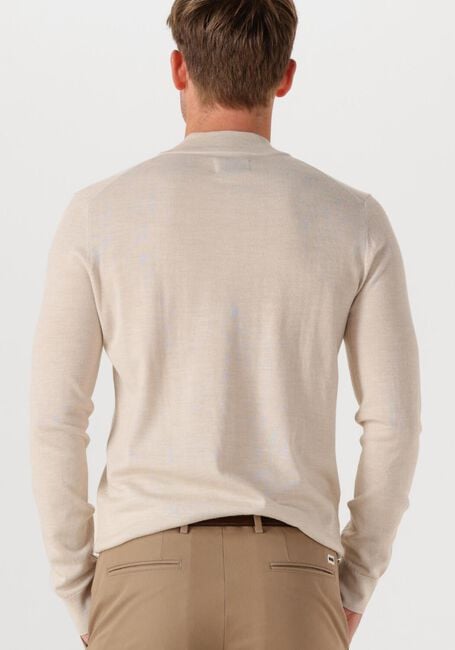 Beige STEFANO LAURAN Trui HALF ZIP - large