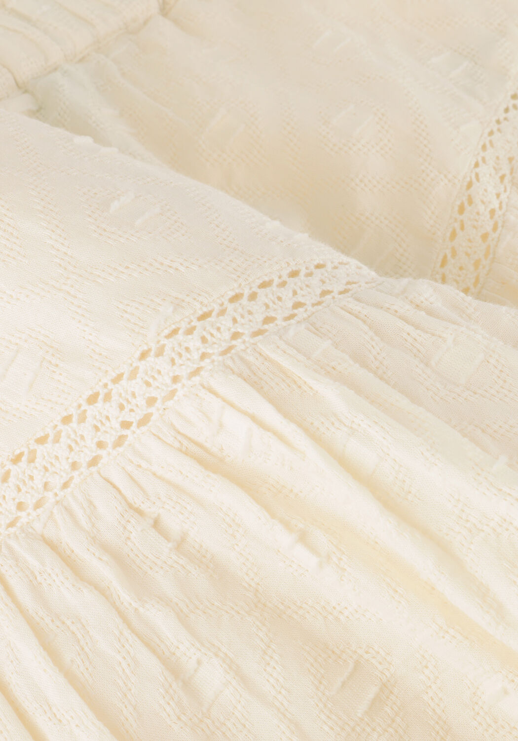 Zand INDIAN BLUE JEANS Minirok LACE RUFFLE SKIRT - large