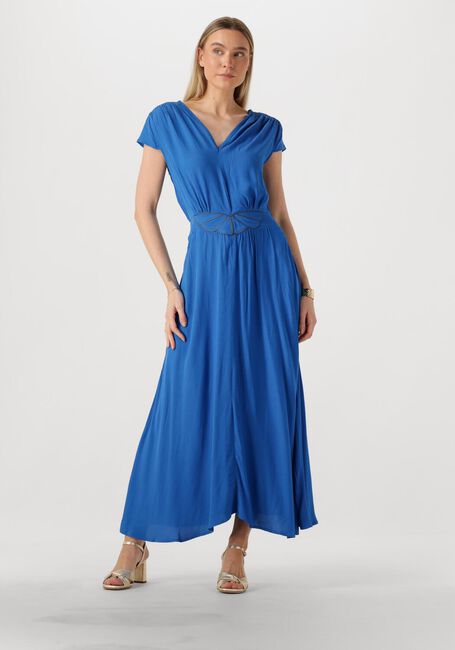 Blauwe LOUIZON Maxi jurk FAYENCE - large