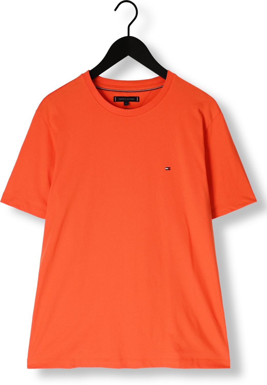 TOMMY HILFIGER Heren Polo's & T-shirts Ess Seasonal Reg Fit Solid Tee Oranje