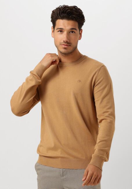 Camel SCOTCH & SODA Trui VISCOSE PULLOVER CREWNECK - large