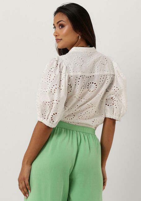 Witte SUMMUM Blouses BLOUSE CHIFFLY EMBROIDERY - large