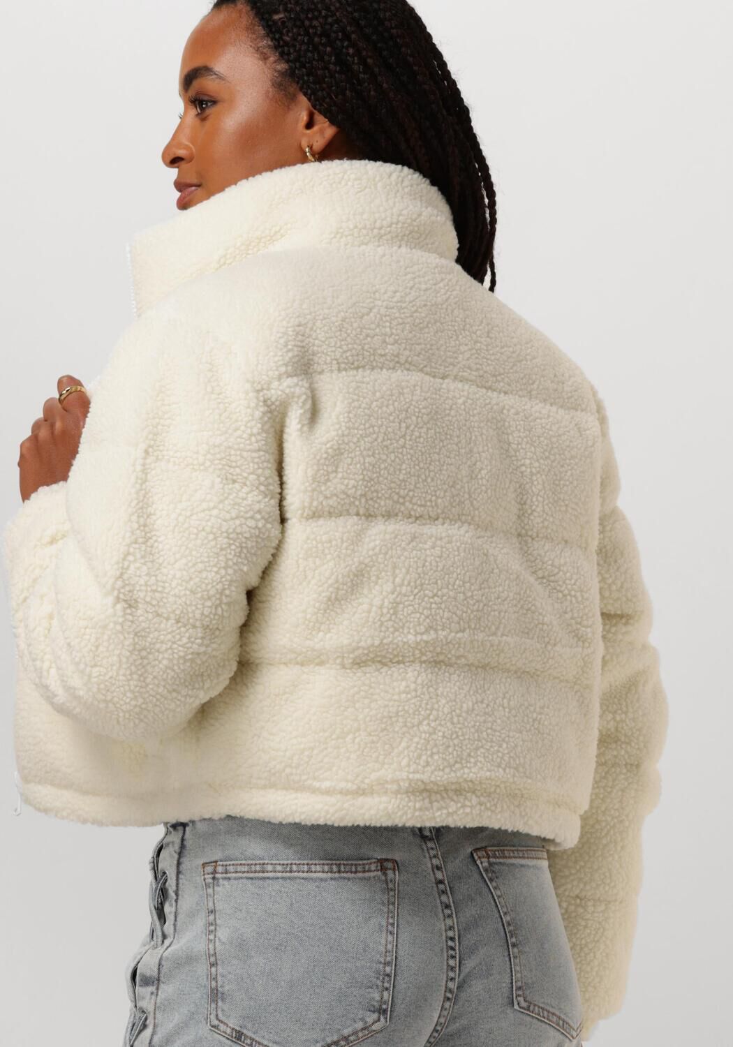 TOMMY JEANS Dames Jassen Tjw Crp Teddy Essential Puffer Wit