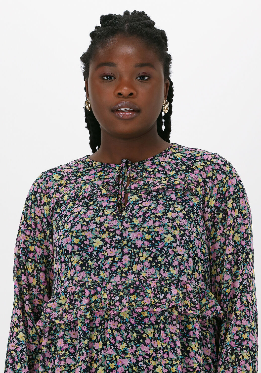 Paarse maxi jurk outlet