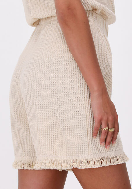 Beige OBJECT Korte broek KELLY HW SHORTS - large
