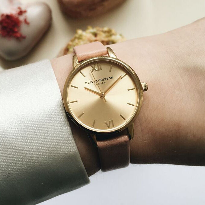 Roze OLIVIA BURTON  BIG DIAL - large