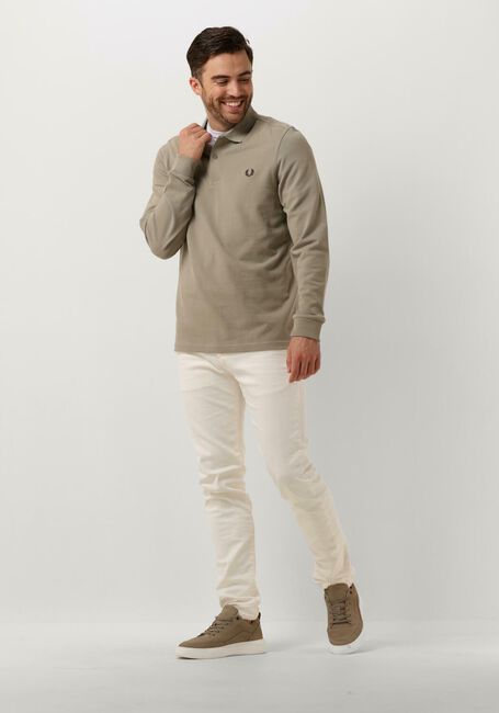 Olijf FRED PERRY Polo LONG SLEEVE PLAIN FRED PERRY SHIRT Olijf FRED PERRY Polo LONG SLEEVE PLAIN FRED PERRY SHIRT - large
