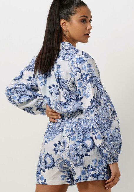 Blauwe GUESS Playsuits ZAREN LINEN ROMPER - large