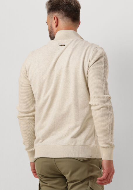 Beige PME LEGEND Vest ZIP JACKET KNIT SWEAT COMBINATION - large