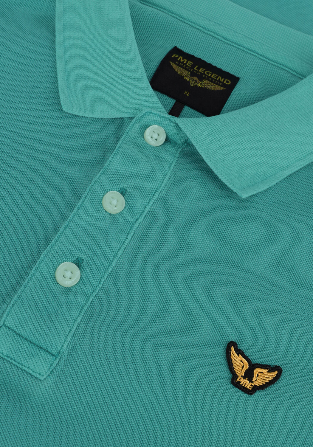 Mint PME LEGEND Polo SHORT SLEEVE POLO PIQUE GARMENT DYE - large