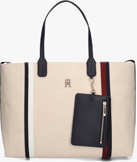 Beige TOMMY HILFIGER Shopper ICONIC TOMMY TOTE - large