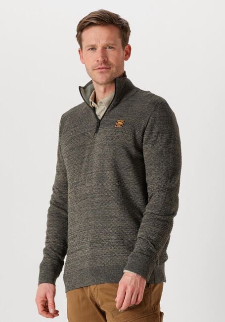 Groene PME LEGEND Trui COTTON MOULINE - large